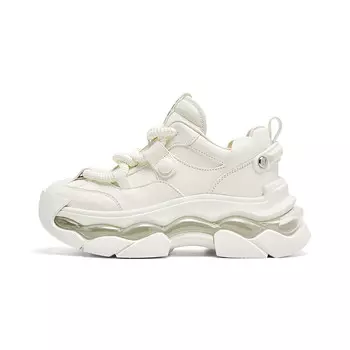 Кроссовки женские толстые низкие Cherykally, цвет Coffee