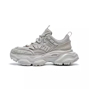 Кроссовки женские толстые низкие Cherykally, хаки