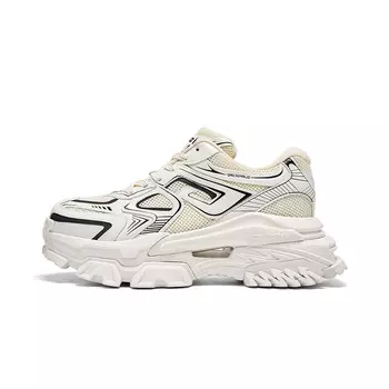 Кроссовки женские толстые низкие Cherykally, серебряный