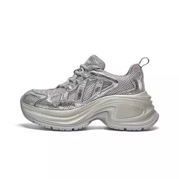 Кроссовки женские толстые низкие Cherykally, серый