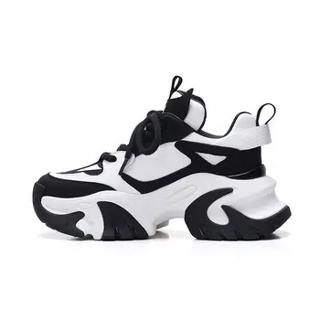 Кроссовки женские толстые низкие Chiyeande, белый