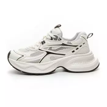 Кроссовки женские толстые низкие Chovo, бежевый