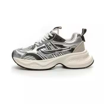 Кроссовки женские толстые низкие Chovo, черный