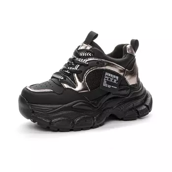 Кроссовки женские толстые низкие Chovo, черный