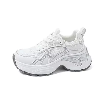 Кроссовки женские толстые низкие Comely, белый