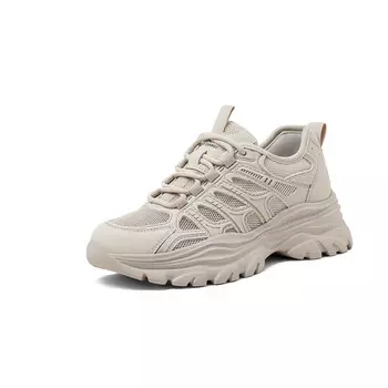 Кроссовки женские толстые низкие Comely, цвет Apricot