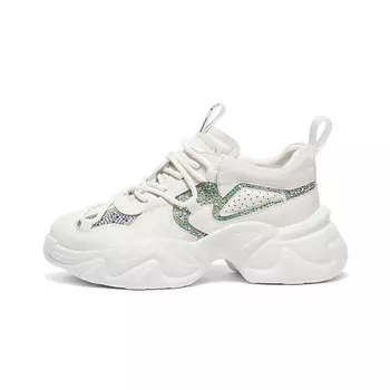 Кроссовки женские толстые низкие Coup De Foudre, белый