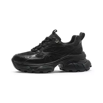 Кроссовки женские толстые низкие Coup De Foudre, черный