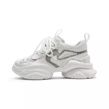 Кроссовки женские толстые низкие Coup De Foudre, белый