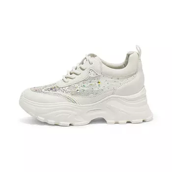 Кроссовки женские толстые низкие Coup De Foudre, розовый