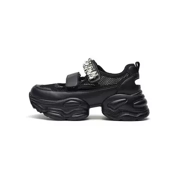 Кроссовки женские толстые низкие Daphne, белый