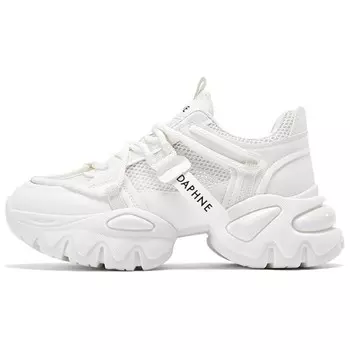 Кроссовки женские толстые низкие Daphne, белый