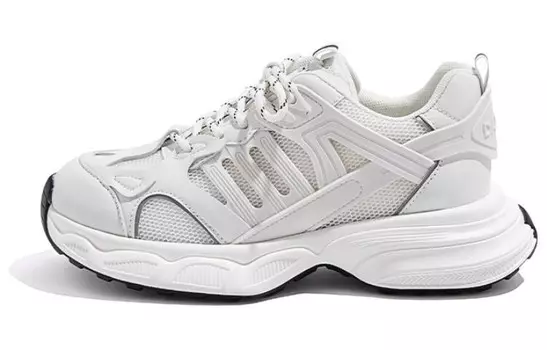 Кроссовки женские толстые низкие Daphne, белый