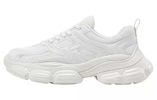 Кроссовки женские толстые низкие Daphne, белый