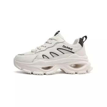 Кроссовки женские толстые низкие Daphne, бежевый/зеленый