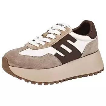 Кроссовки женские толстые низкие Daphne, черный