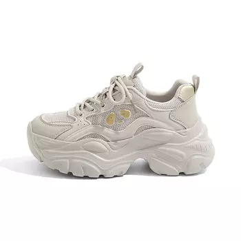 Кроссовки женские толстые низкие Daphne, цвет Apricot