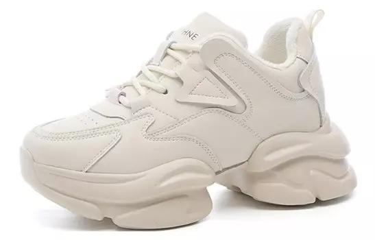 Кроссовки женские толстые низкие Daphne, цвет Black Fleece-Lined