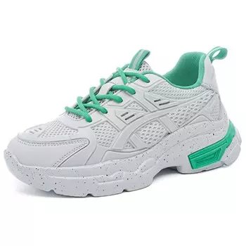 Кроссовки женские толстые низкие Daphne, цвет Gray Green