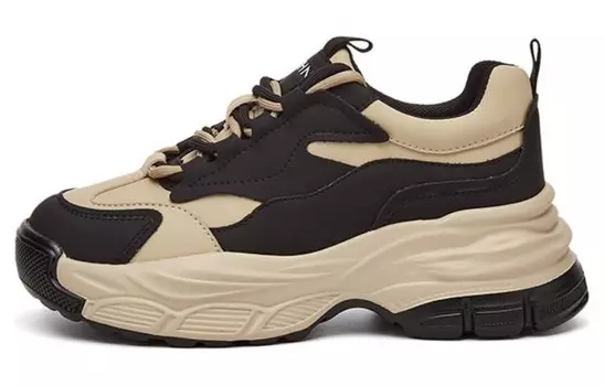 Кроссовки женские толстые низкие Daphne, коричневый