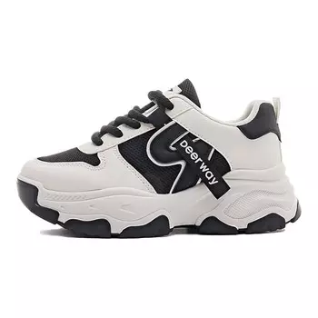 Кроссовки женские толстые низкие Deerway, черный