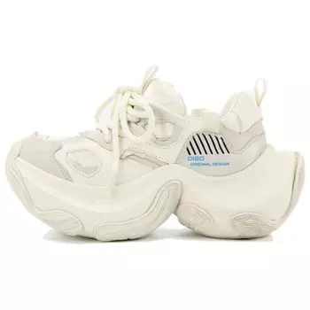 Кроссовки женские толстые низкие Dibo, цвет Ivory