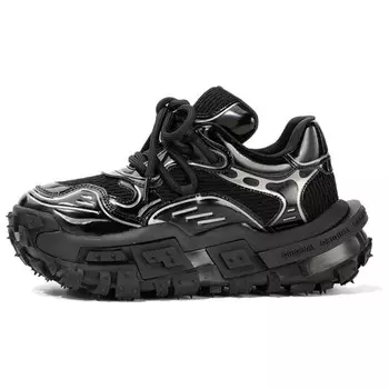 Кроссовки женские толстые низкие Dibo, хаки