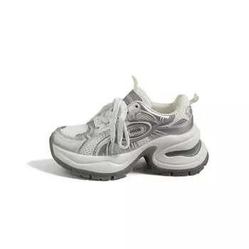 Кроссовки женские толстые низкие Dolin Collection, золотой