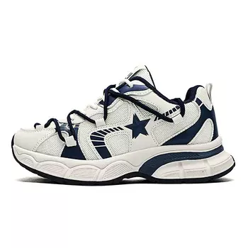 Кроссовки женские толстые низкие Double Star 88, темно-синий