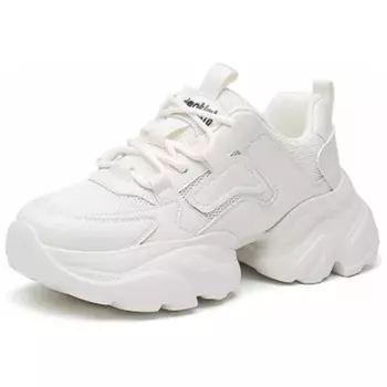 Кроссовки женские толстые низкие Dusto, бежевый