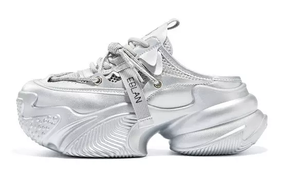 Кроссовки женские толстые низкие Eblan, бежевый