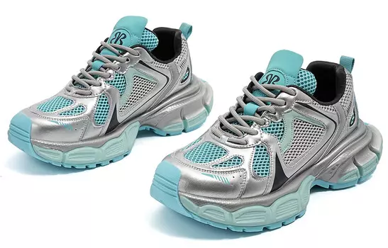 Кроссовки женские толстые низкие Eblan, цвет Pearl White Apricot