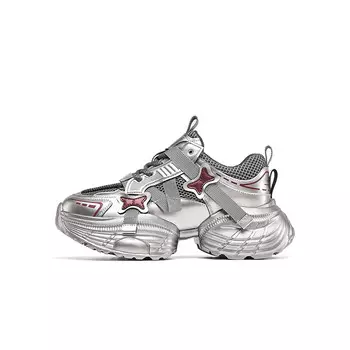 Кроссовки женские толстые низкие Eblan, красный