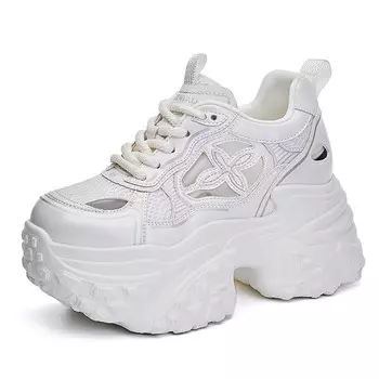 Кроссовки женские толстые низкие Egger Bird, белый