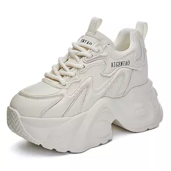 Кроссовки женские толстые низкие Egger Bird, черный