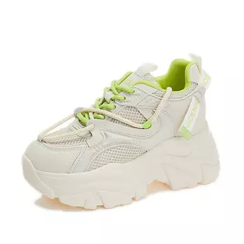 Кроссовки женские толстые низкие Egger Bird, хаки