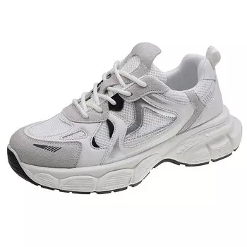 Кроссовки женские толстые низкие Ewed, цвет White Light Gray