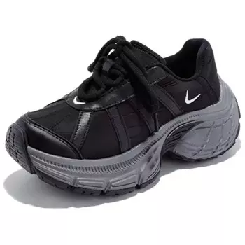 Кроссовки женские толстые низкие Fannaishi, черный