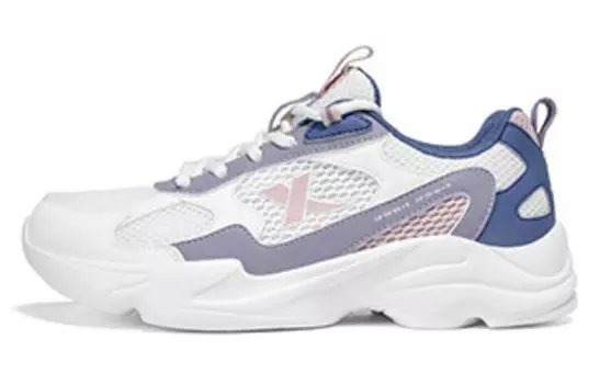 Кроссовки женские толстые низкие фиолетовые/розовые Xtep