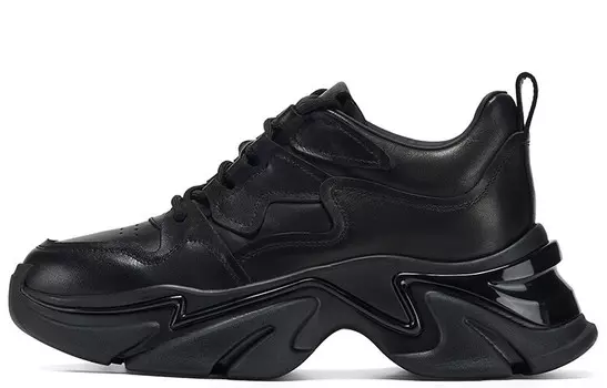 Кроссовки женские толстые низкие Gg-Cc, белый