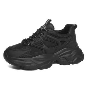 Кроссовки женские толстые низкие Golden Silk Rabbit, черный