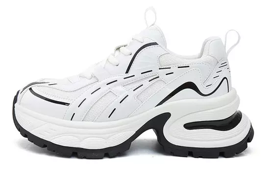 Кроссовки женские толстые низкие Herlook, белый