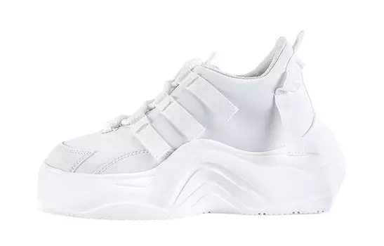 Кроссовки женские толстые низкие Iijin, белый