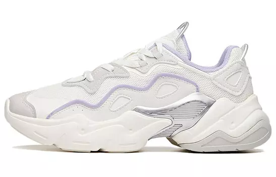 Кроссовки женские толстые низкие Ivory White/odin Gray Anta