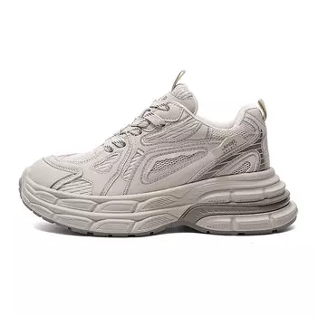 Кроссовки женские толстые низкие Jeep Spirit, светло-серый/синий