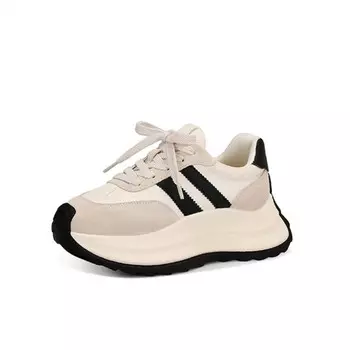 Кроссовки женские толстые низкие Jessica Sophia, черный