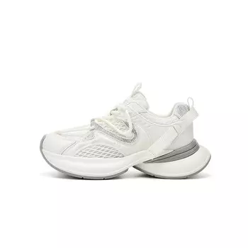 Кроссовки женские толстые низкие Jin Baichuan, белый