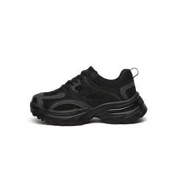 Кроссовки женские толстые низкие Jin Baichuan, черный