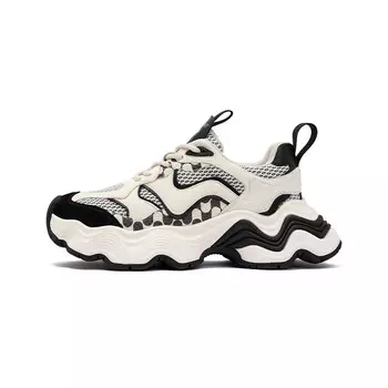 Кроссовки женские толстые низкие Josiny, белый/черный