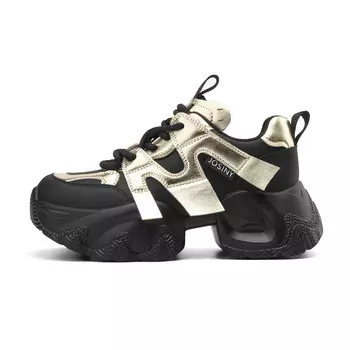 Кроссовки женские толстые низкие Josiny, цвет 111 white gold